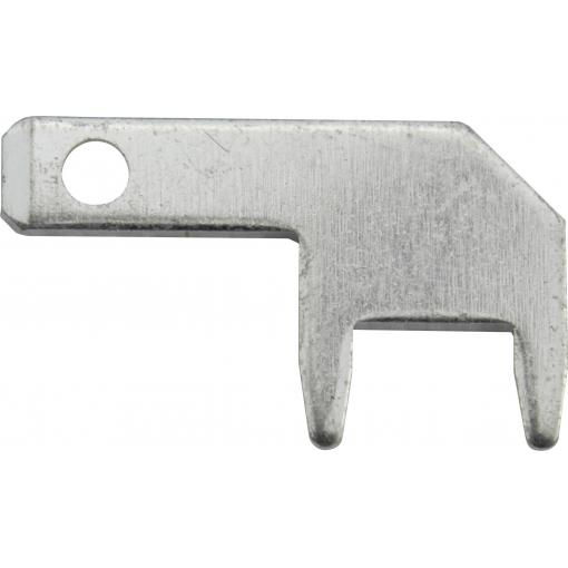 Vogt Verbindungstechnik 378908.68 faston zástrčka Šířka zástrčky: 2.8 mm Tloušťka konektoru: 0.8 mm 90 ° bez izolace kov 100 ks