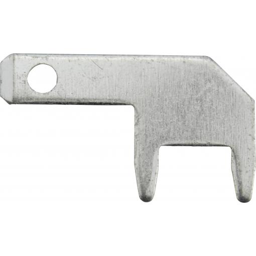 Vogt Verbindungstechnik 378905.68 faston zástrčka Šířka zástrčky: 2.8 mm Tloušťka konektoru: 0.5 mm 90 ° bez izolace kov 100 ks