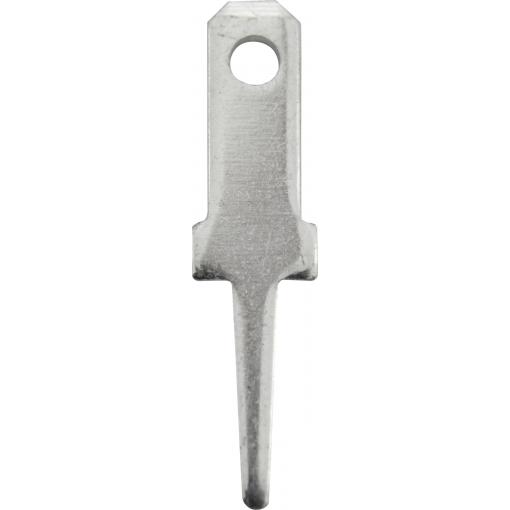 Vogt Verbindungstechnik 3775b08.68 faston zástrčka Šířka zástrčky: 2.8 mm Tloušťka konektoru: 0.8 mm 180 ° bez izolace kov 100 ks