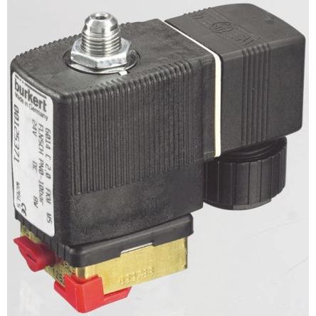 Elektromagnetický ventil 125374 3portový NC 230V ac Burkert 1/8 in G 1/8 in G