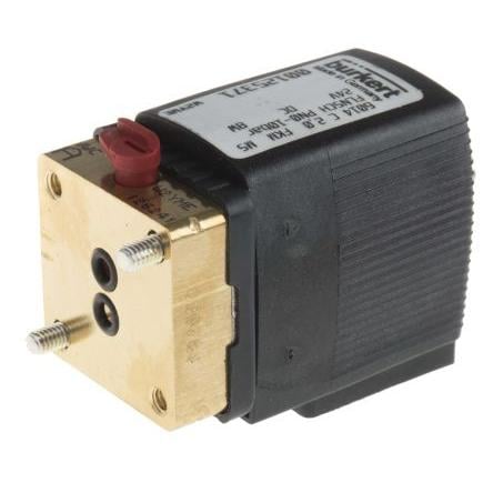 Elektromagnetický ventil 125371 3portový NC 24V dc Burkert