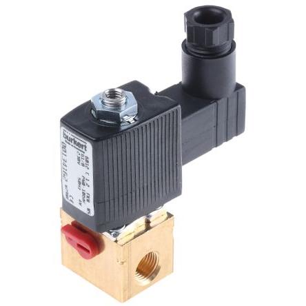 Elektromagnetický ventil 134162 2portový NC 230V ac Burkert 3.18 mm 3.18 mm