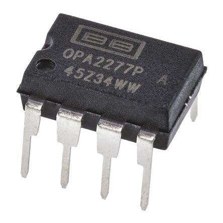 Texas Instruments Operační zesilovač OPA2277PA 1 MHz 18V, PDIP, počet kolíků: 8 kolíkový