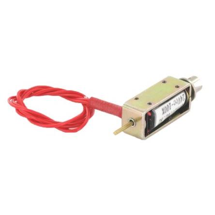 Mecalectro Lineární solenoid, řada: 8.M10.02.62, 24V dc 30 mm 12.7mm 10 mm