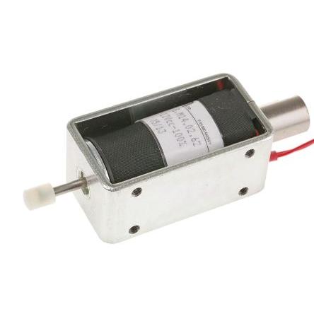 Mecalectro Lineární solenoid, řada: 8.M.14.02.62, 12V 57.7 mm 32mm 25.4 mm