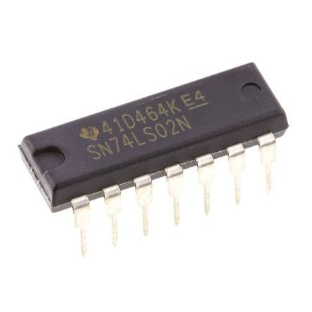Texas Instruments Logický obvod SN74LS02N 4 NOR LS 8 mA, počet kolíků: 14 kolíkový, PDIP 2