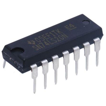 Texas Instruments Logický obvod SN74LS20N 2 NAND LS 8 mA, počet kolíků: 14 kolíkový, PDIP 4