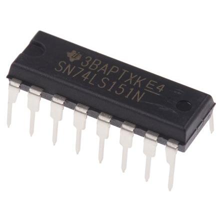 Texas Instruments Multiplexer SN74LS151N 1 CMOS Multiplexer CMOS/TTL, počet kolíků: 16 kolíkový, PDIP