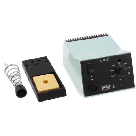 Pájecí stanice, číslo modelu: WS 81 1výstupová Analogové 230V, Typ G – britská 3-kolíková Weller 450 °C Pájení 80 W