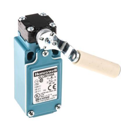 Honeywell Technologies GLC Rotační páka Koncový spínač 1 NC/1 NO IP66 Tlakově litý zinek 240V ac 6A
