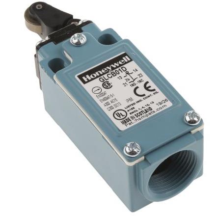 Honeywell Technologies GLC Páka s válečkem Koncový spínač 1 NC/1 NO IP66 Tlakově litý zinek 240V ac 6A