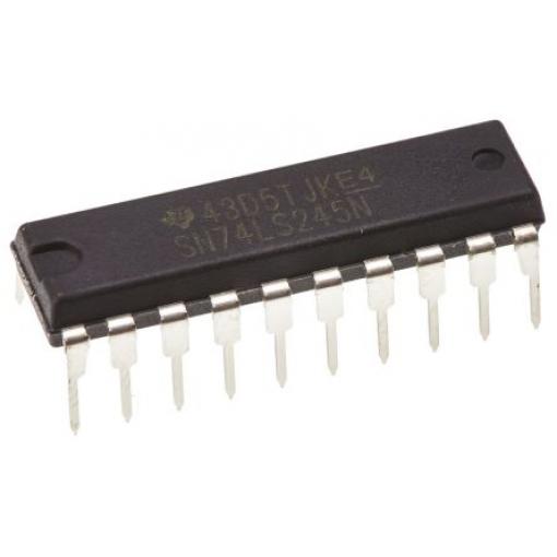 Texas Instruments Sběrnicový vysílač-přijímač Sběrnicový vysílač-přijímač SN74LS245N LS, počet kanálů: 8 TTL