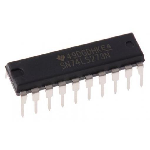 Texas Instruments IO klopné SN74LS273N 8 LS Jednoduchá lišta, počet kolíků: 20 kolíkový, PDIP
