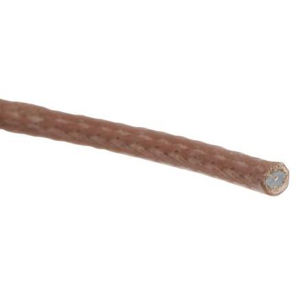 Koaxiální kabel, řada: RG 331166 DDSS SSeerriieess RG316/D, Hnědá Fluorovaný ethylenpropylen, vnější průměr: 2.9 mm OD