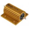 Rezistor pro montáž na rám, řada: HS75 22 Ω ±5 % HS75 22R J 75 W, Hliník, Axiální Vinutý Arcol Ohmite