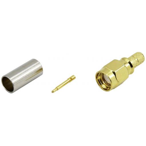 Conrad Components 1493153 SMA konektor zástrčka, rovná 50 Ω 1 ks