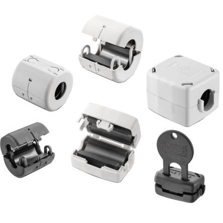 Feritová svorka, řada: STAR-TEC Otvíratelný 24.6 mm pro Univerzální použití 20.1 mm 235 Ω 36.4 mm 125 Ω 1 vývody o