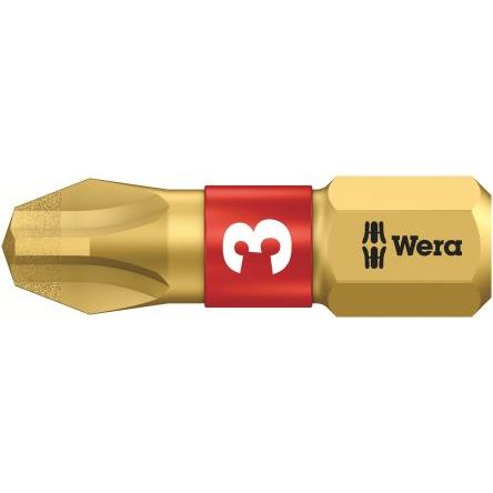 Wera Bit šroubováku, S diamantovým hrotem, 25 mm, PH3, počet kusů: 1