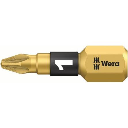 Wera Bit šroubováku, S diamantovým hrotem, Šestihran, 6.35 mm, PZ1, celková délka: 25 mm, počet kusů: 1