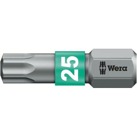 Wera Bit šroubováku, Šestihran, 6.35 mm, T25, celková délka: 25 mm, počet kusů: 1
