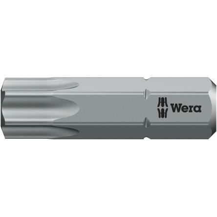 Wera Bit šroubováku, Šestihran, 6.35 mm, T40, celková délka: 25 mm, počet kusů: 1