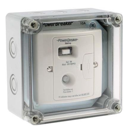 Tavná pojistka 10A 1cestná Spínací proud BS5733, BSEN60529, BS7288 RS PRO IP67 230V ac
