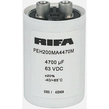 Kondenzátor, řada: PEH200 220 μF ±20 % 505mΩ 500V dc, Šroubová svorka KEMET