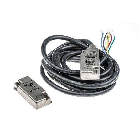 Allen Bradley Guardmaster 440N Magnetické Bezkontaktní bezpečnostní spínač 250 Nerezová ocel 2 NC Kabel 3 m