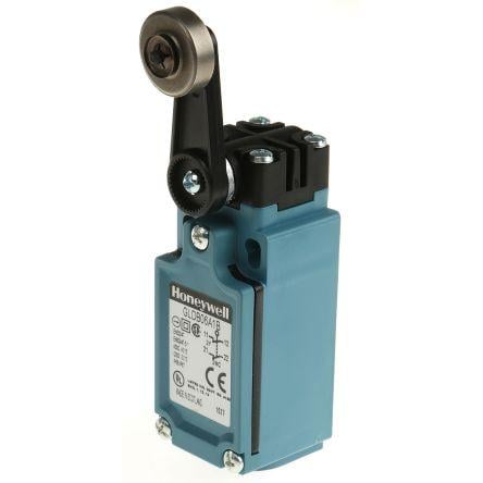 Honeywell Technologies GLD Kovový váleček Koncový spínač DPST IP66 Termoplast vyztužený skelnými vlákny 240V ac 6A