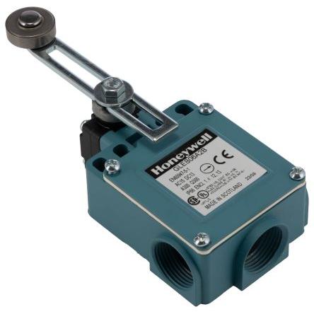 Honeywell Technologies GLE Nylonový váleček Koncový spínač DPST IP67 Zinkový odlitek s epoxidovým povlakem 240V ac 6A