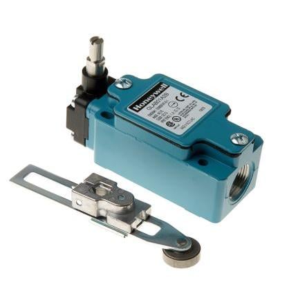 Honeywell Technologies GLA Nastavitelná páka s válečkem Koncový spínač 1 NO/1 NC (SPDT) IP67 Zinkový odlitek s