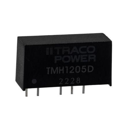 TRACOPOWER Měnič DC/DC TMH, výstup: 5V dc 1 kV dc, Vin 13.2V dc 200 mA, Vin 10.8V 2 W -40 °C 85 °C Průchozí otvor