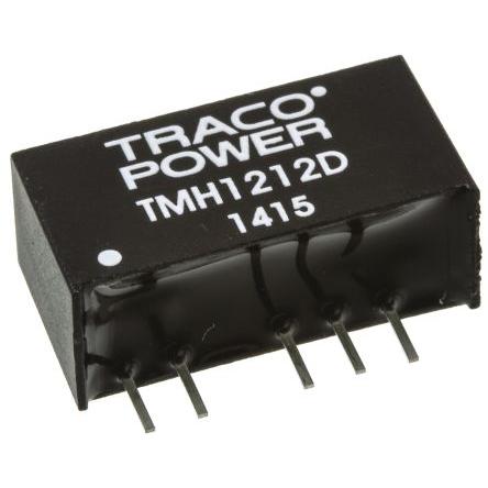 TRACOPOWER Měnič DC/DC TMH, výstup: 12V dc 1 kV dc, Vin 13.2V dc 83 mA, Vin 10.8V 2 W -40 °C 85 °C Průchozí otvor
