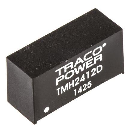 TRACOPOWER Měnič DC/DC TMH, výstup: 12V dc 1 kV dc, Vin 26.4V dc 83 mA, Vin 21.6V 2 W -40 °C 85 °C Průchozí otvor