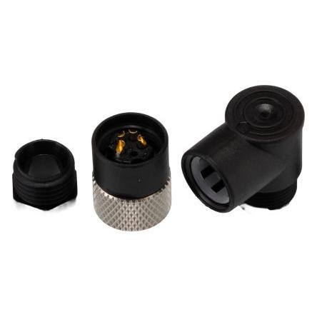 Kulatý konektor, počet kontaktů: 4, Kabel, velikost: M8 binder, pohlaví kontaktu: Vnitřní, orientace těla: Pravý úhel