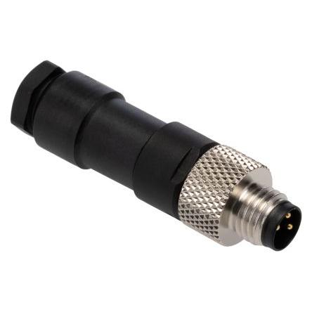 Kulatý konektor, počet kontaktů: 3, Kabel, velikost: M8 binder, pohlaví kontaktu: Vnější, orientace těla: Rovný