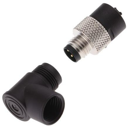 Kulatý konektor, počet kontaktů: 3, Kabel, velikost: M8 binder, pohlaví kontaktu: Vnější, orientace těla: Pravý úhel