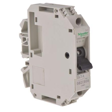 Tepelná pojistka 3A 1pólový TeSyS GB2 Schneider Electric TeSys Lišta DIN