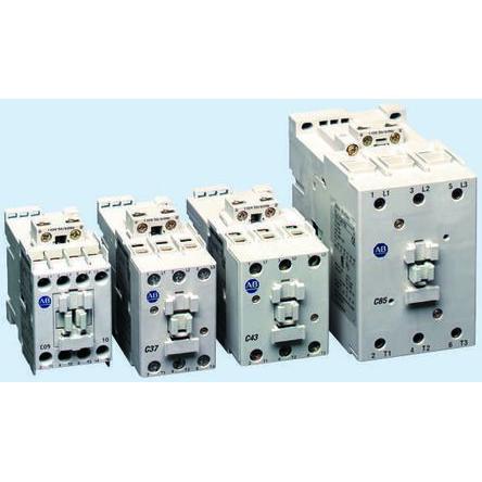 Allen Bradley 1 NO Stykač napětí ve vinutí 24V dc 3pólový 72 A 690V ac 40 kW s 3 NO kontakty 24V dc Řízení motoru,