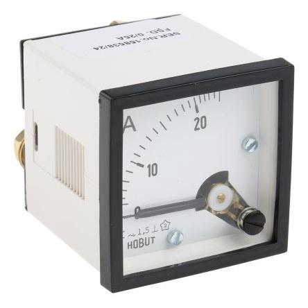 Analogový panelový ampérmetr D48MIS25A/1-002, řada: D48SD 100 A, výška výřezu: 48 mm St., šířka výřezu: 48 mm, přesnost