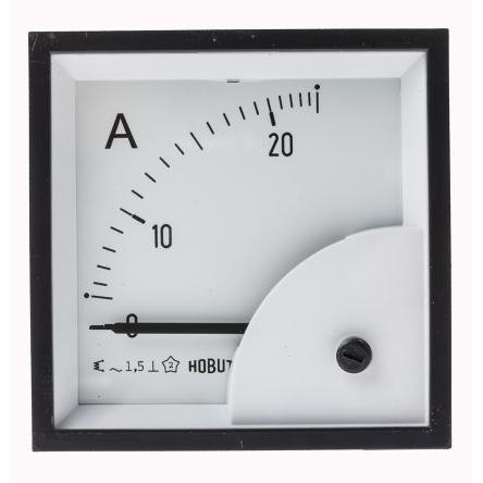 Analogový panelový ampérmetr D72MIS25A/1-001, řada: D72SD 25 A, výška výřezu: 72 mm St., šířka výřezu: 72 mm, přesnost