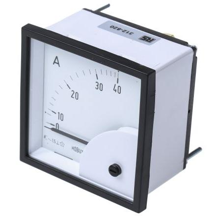 Analogový panelový ampérmetr D72MIS40A/1-001, řada: D72SD 40 A, výška výřezu: 72 mm St., šířka výřezu: 72 mm, přesnost