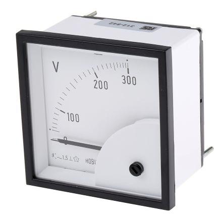 Analogový voltmetr, řada: D72 St. až 40 °C 68 mm 68 mm HOBUT