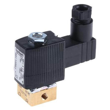 Elektromagnetický ventil 134087 2portový NC 230V ac Burkert 127 mm