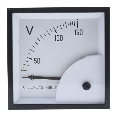 Analogový voltmetr, řada: D72 St. až 40 °C 68 mm 68 mm HOBUT