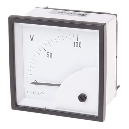 Analogový voltmetr, řada: D72 DC až 40 °C 68 mm 68 mm HOBUT