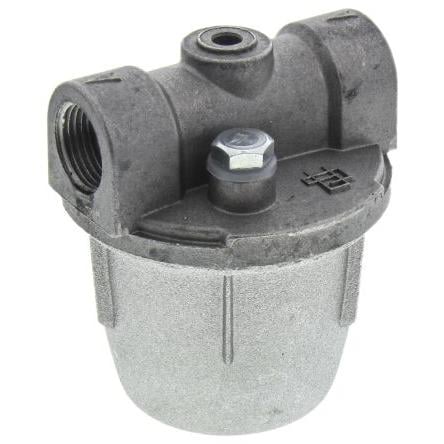 RS PRO Filtr topného oleje, mikronová velikost: 100 μm, Hliník, pracovní tlak: 2 bar 3/8" BSPP 61 mm 75 mm 61mm