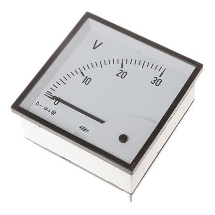 Analogový voltmetr, řada: D96 DC až 40 °C 92 mm 92 mm HOBUT