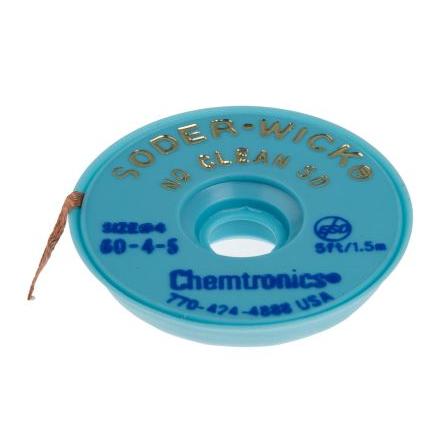 Odpájecí páska, délka: 1.5 m Bez čištění Bezolovnatý šířka 2.8mm Chemtronics