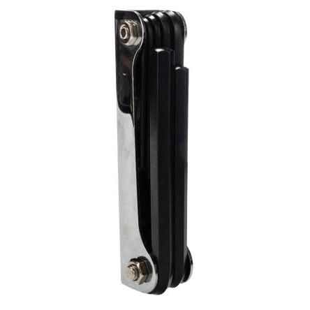 Sada šestihranných klíčů, počet kusů: 7 tvar Skládací Metrické Krátké rameno 10 mm, 2.5 mm, 3 mm, 4 mm, 5 mm, 6 mm, 8